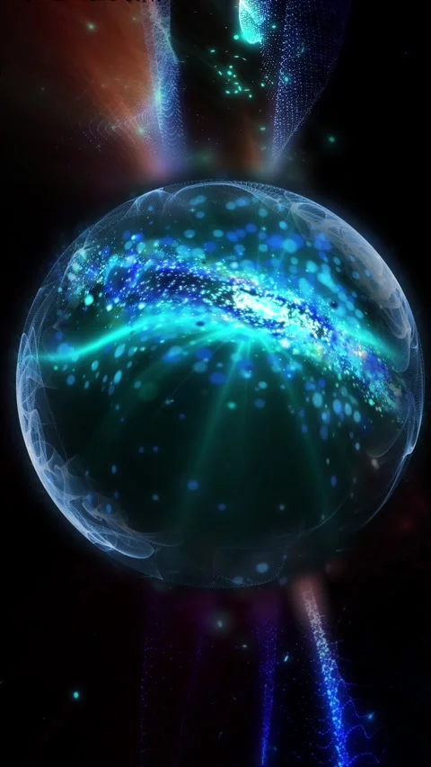 Cosmic sphere 03 Stock Footage 303305109