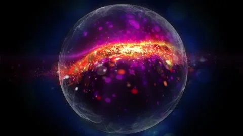 Cosmic sphere 03 Stock Footage 303305158