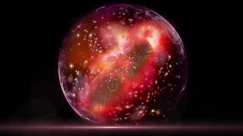 Cosmic sphere 03 Stock Footage 303305226