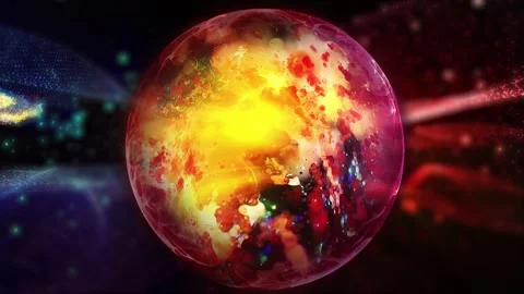 Cosmic sphere 03 Stock Footage 303307311