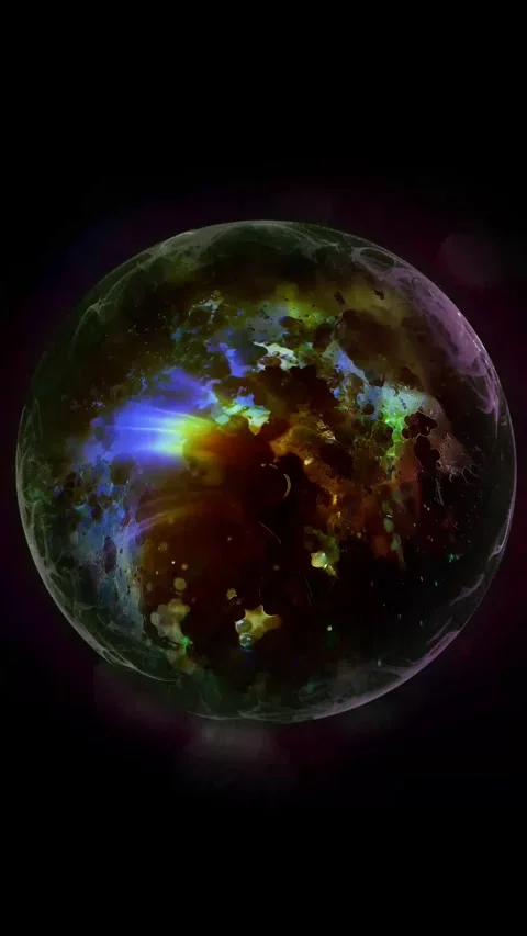 Cosmic sphere 03 Stockbeeldmateriaal 303307350