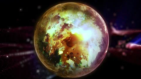 Cosmic sphere 03 Stock Footage 303308600