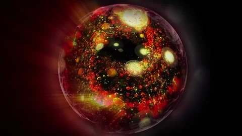 Cosmic sphere 03 Stock Footage 303308691