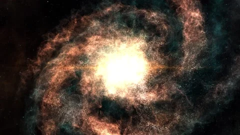Cosmic Spiral Galaxy Background Vídeos de archivo 204144747