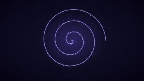 Cosmic Spiral Galaxy Particles Background Loop Stock Footage 342629797