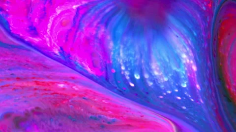 Cosmic Style Color Fluid Flow Stock Footage 328025160