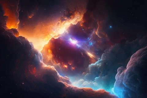 Cosmic Symphony Stock Illustration