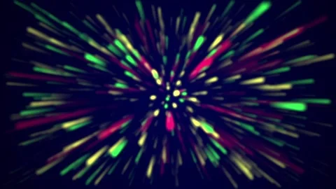 Cosmic trip to infinity, Psychedelic abstract tunnel animation 스톡 동영상 265642124