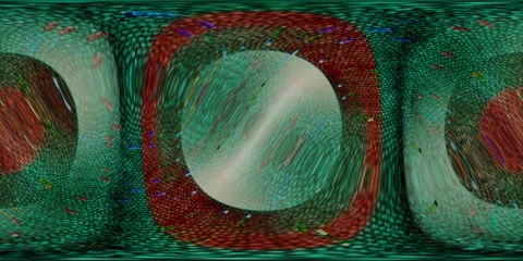 Cosmic Tunnel 360VR Experience Stock Footage 337913447
