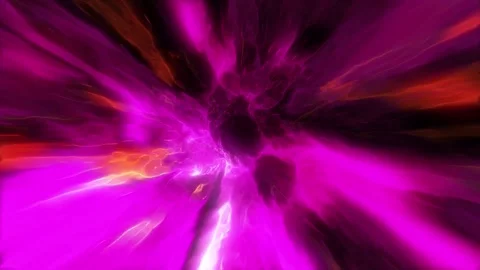 Cosmic Tunnel Abstract Background Loop Pink Stock Footage 229424796