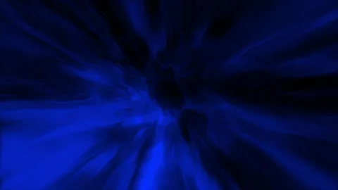 Cosmic Tunnel Abstract Background Loop Blue Stock Footage 229424853