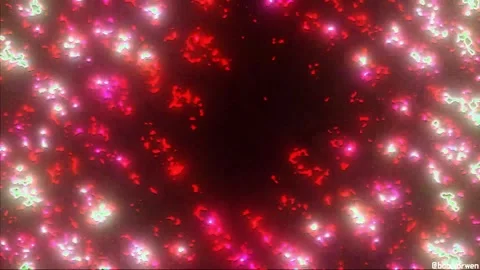 Cosmic Void Pulse: Hypnotic Abstract Nebula Glow Stock Footage 301737011