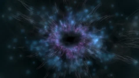 Cosmic Vortex Nebula Tunnel Space Travel Wormhole Stock Footage 320470671