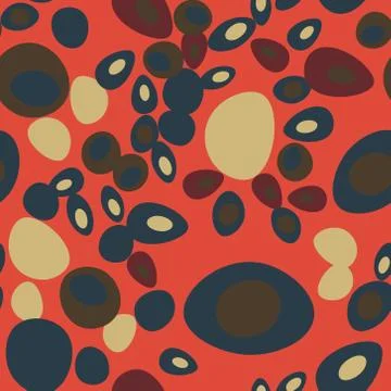 Cosmic waterfall seamless pattern Stockillustratie