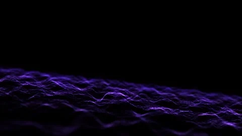 Cosmic waves in 4K resolution a deep purple background in 4K Stock Footage 330592807