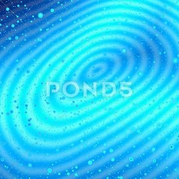 Cosmic waves, conceptual artwork Stock Illustration