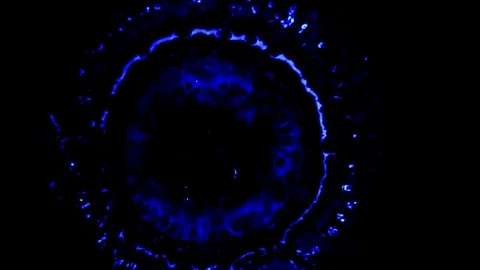 Cosmic Waves Moving Through Space In Soft Colors Stock Footage 102517117