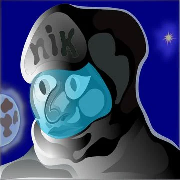 Cosmonaut Stock Illustration