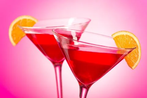 Cosmopolitan cocktail Stock Photos