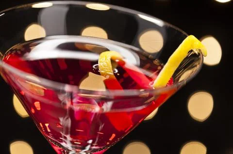 Cosmopolitan on the dance floor Stock Photos