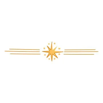 Cosmos celestial divider border cartoon vector illustration Ilustración de archivo
