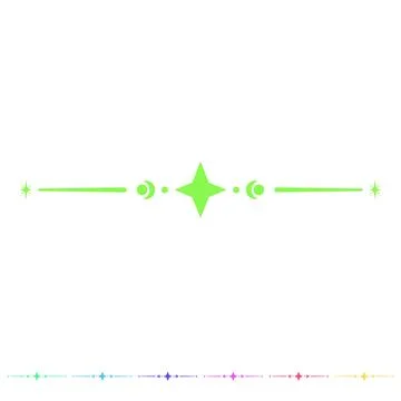 Cosmos celestial divider border cartoon vector graphic 스톡 일러스트
