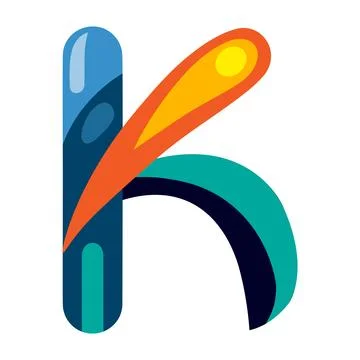 Cosmos effect alphabet letter vector illustration. Modern fantasy character. Stock Illustration