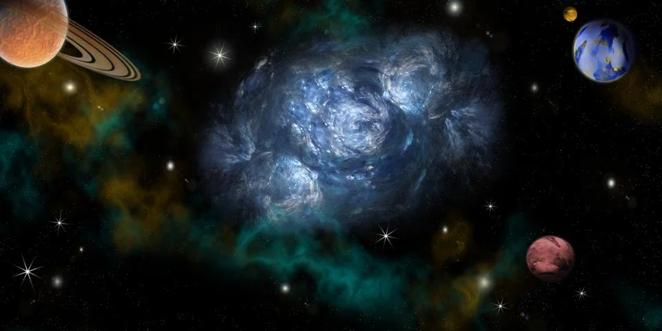 Cosmos Stock Illustration