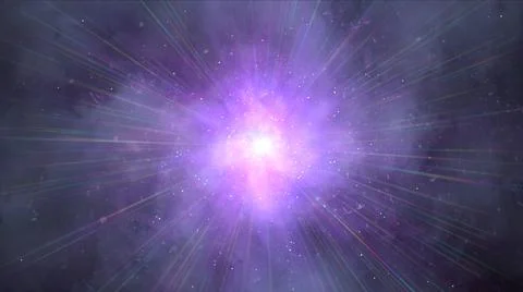Cosmos star ray light space particle nebula Stock Illustration
