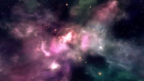 Cosmos universe deep space abstract animated background Stock Footage 340441334
