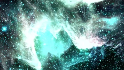 Cosmos universe deep space abstract animated background Stock Footage 340441384