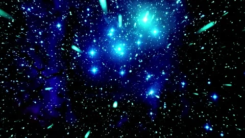Cosmos universe deep space abstract animated background Stock Footage 340441392