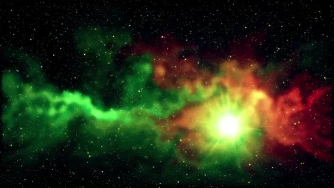 Cosmos universe deep space abstract animated background Stock Footage 340441434