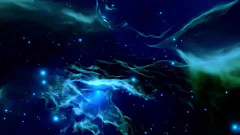 Cosmos universe deep space abstract animated background Stock Footage 340441435