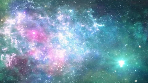 Cosmos universe deep space abstract animated background Stock Footage 340441451