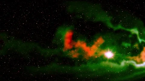 Cosmos universe deep space abstract animated background Stock Footage 340441463