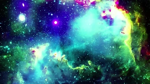 Cosmos universe deep space abstract animated background Stock Footage 340441468
