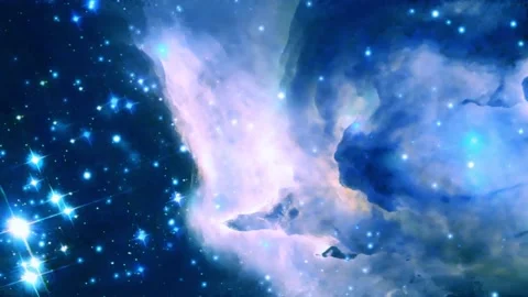 Cosmos universe deep space abstract animated background Stock Footage 340441477