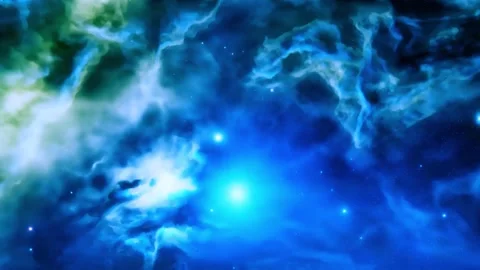 Cosmos universe deep space abstract animated background Stock Footage 340441480