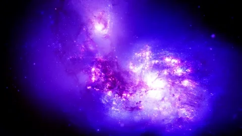 Cosmos universe deep space abstract animated background Stock Footage 340441491