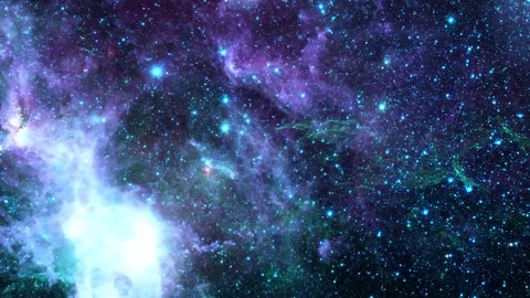 Cosmos universe deep space abstract animated background Stock Footage 340441496