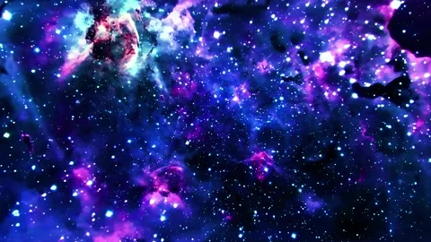 Cosmos universe deep space abstract animated background Stock Footage 340441630
