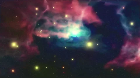 Cosmos universe deep space abstract animated background Stock Footage 340441652