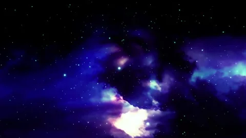 Cosmos universe deep space abstract animated background Stock Footage 340441691