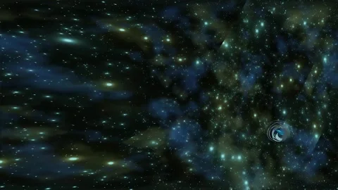 Cosmos universe deep space abstract animated background Stock Footage 340441713