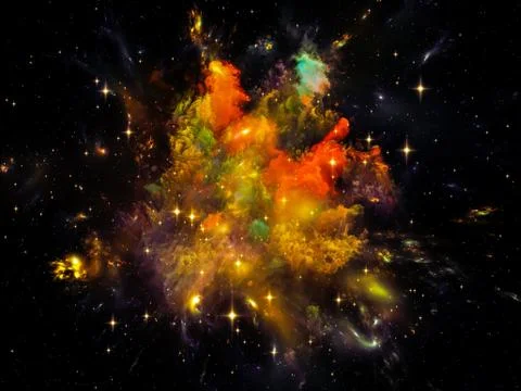 Cosmos Within Stock Illustration
