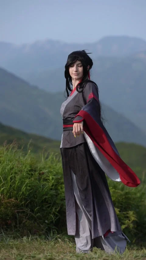 Cosplay character Wei Ying or Wei Wuxian. Cosplay by Chinese animation Heaven