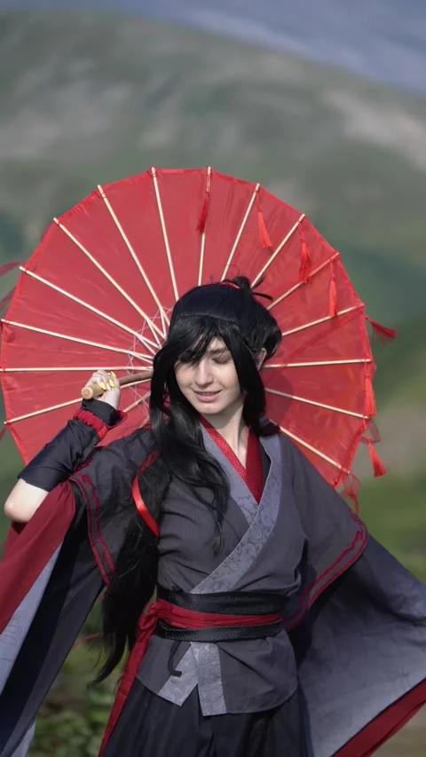 Cosplay character Wei Ying or Wei Wuxian. Cosplay by Chinese animation Heaven