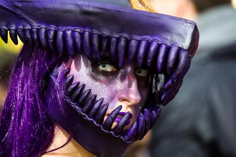 Cosplayer at the Lucca comics Stock Photos