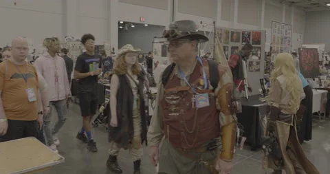 Cosplayers Stock Footage 168113347